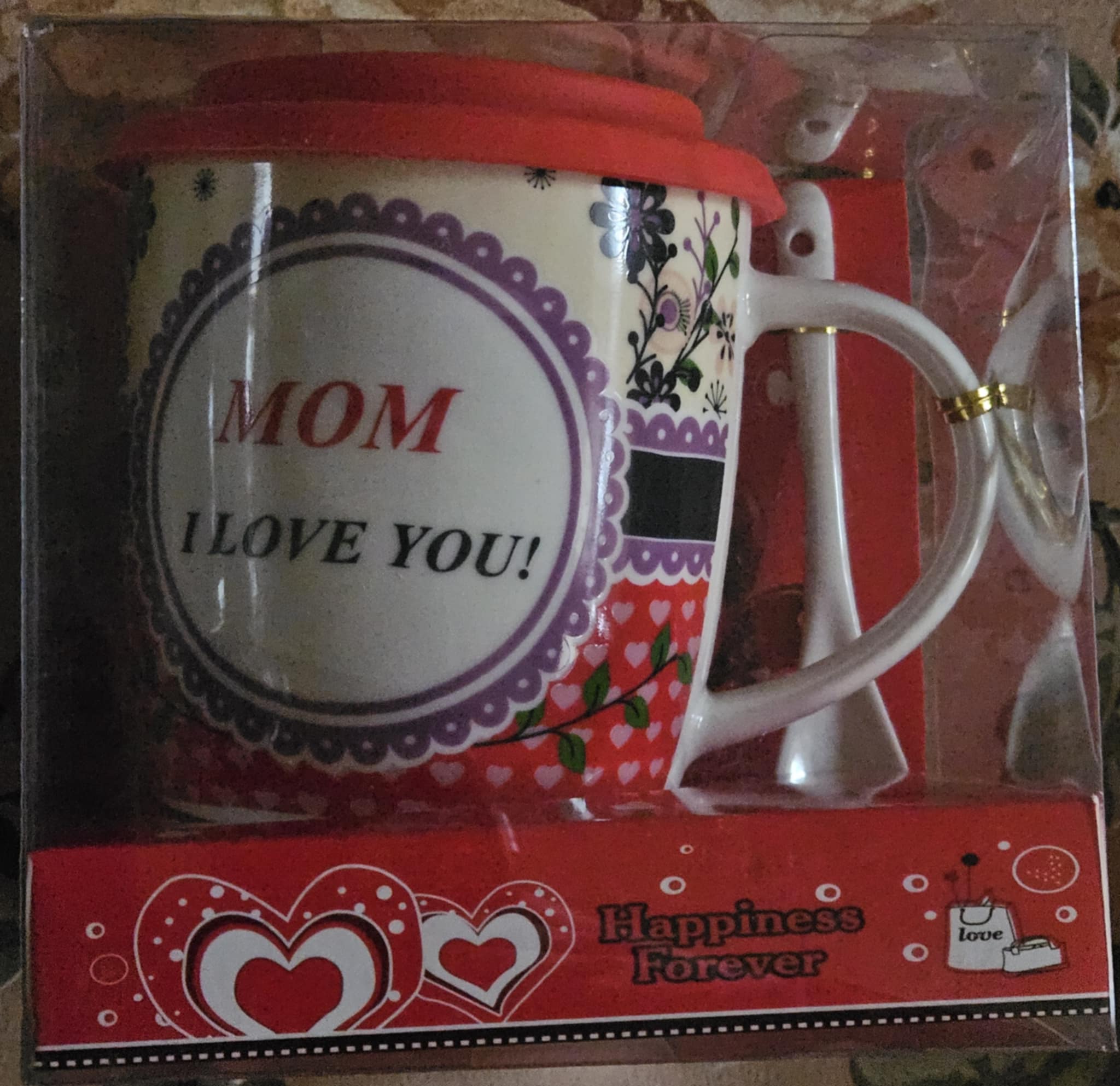 Чаша "MOM I love you!" /300 милилитра/