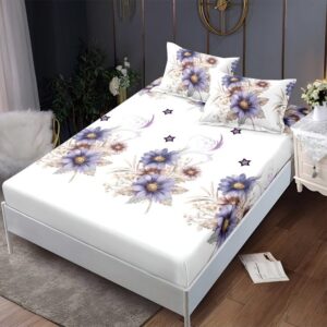 Долен чаршаф с ластик и две калъфки (за матрак 140x200), 3 части