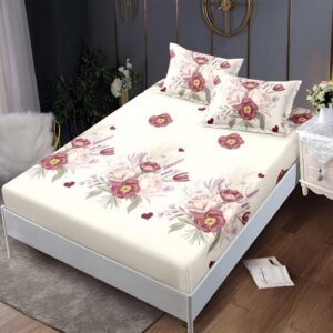 Долен чаршаф с ластик и две калъфки (за матрак 160x200), 3 части