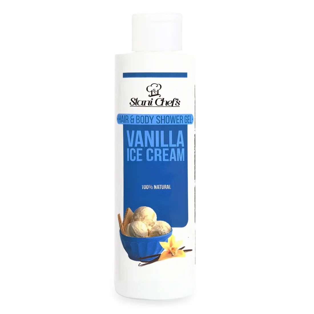 Душ гел за коса и тяло Ванила, 250 ml