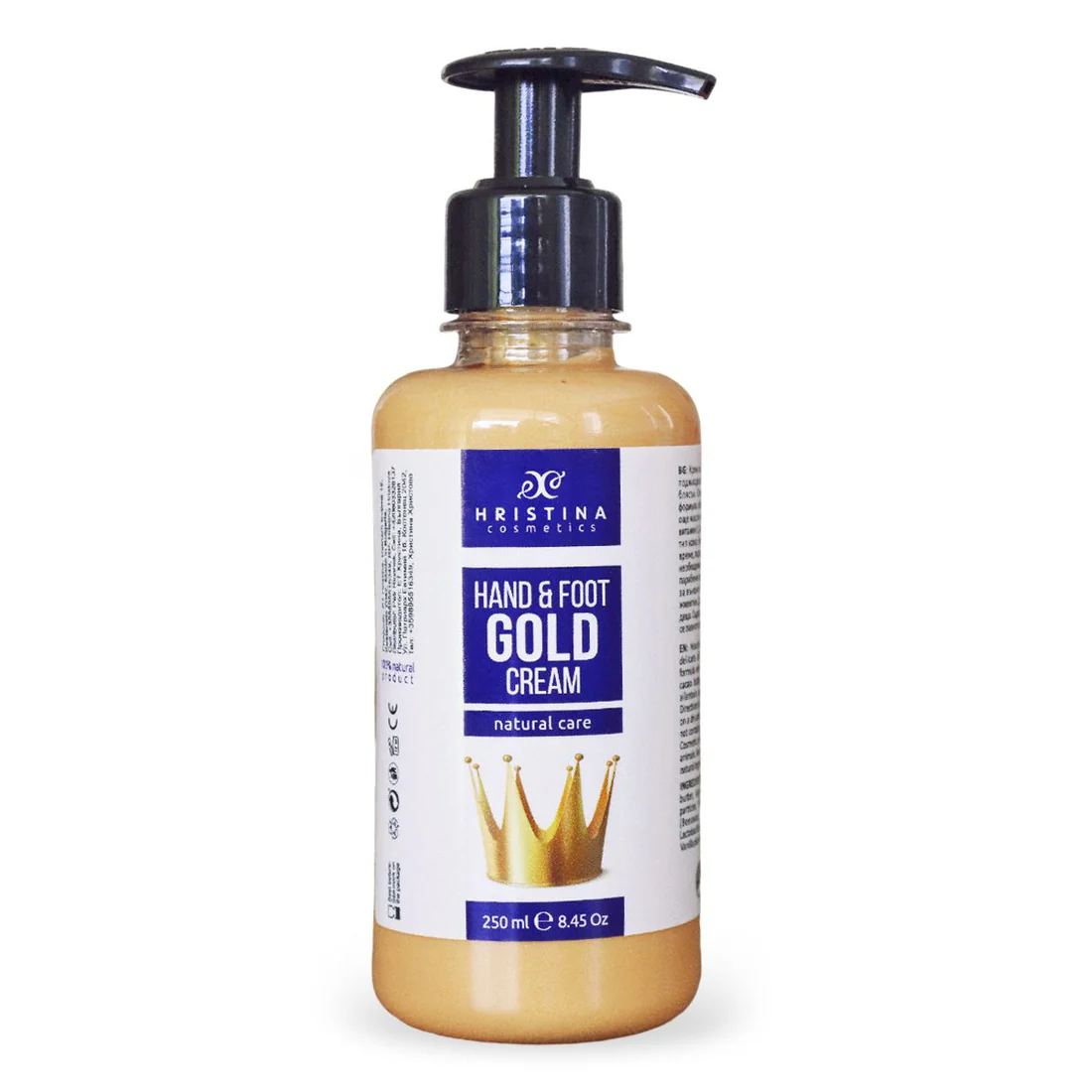Крем за ръце и крака Злато, 250ml