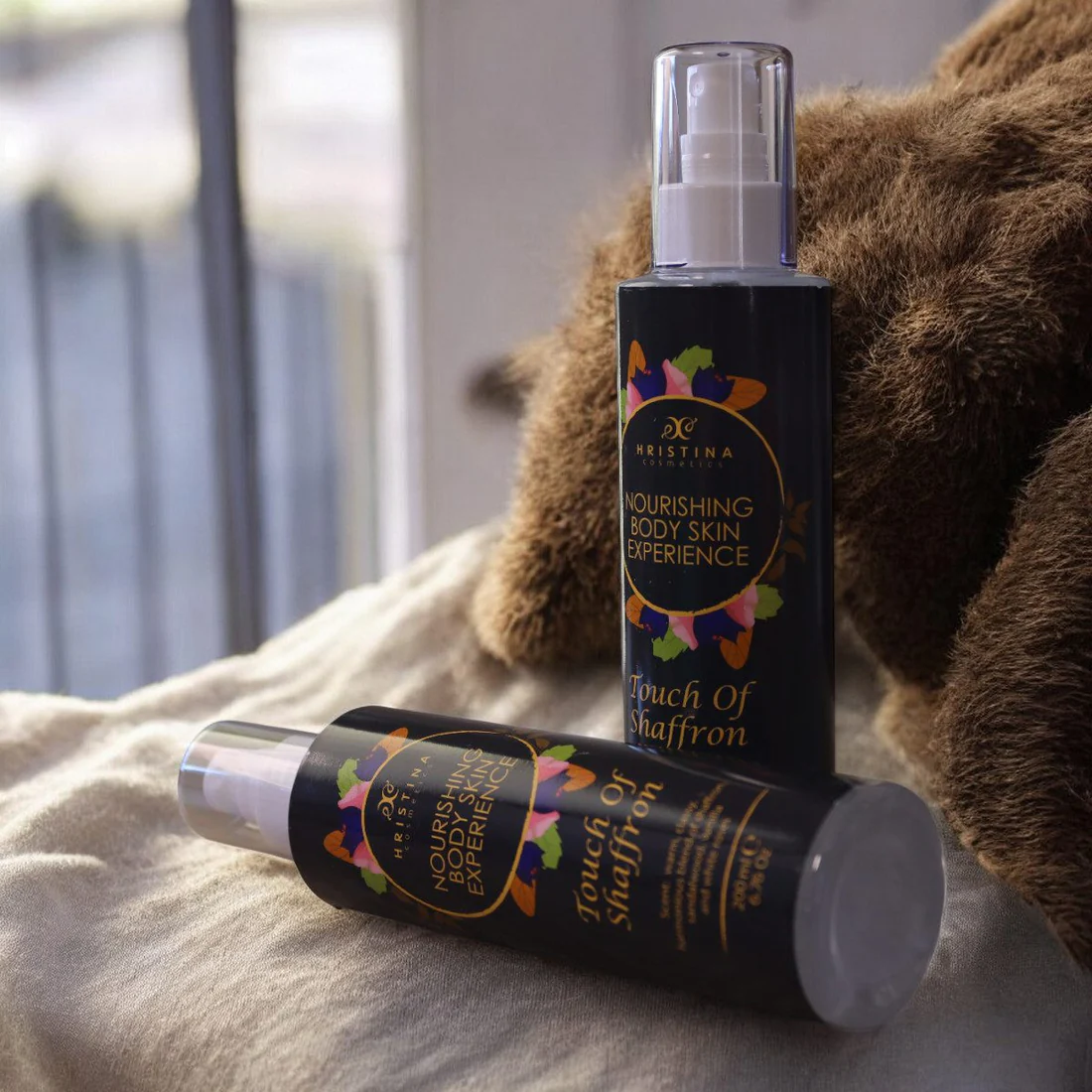 Подхранващ спрей масло за тяло Шафран, 200 ml - Изображение 2
